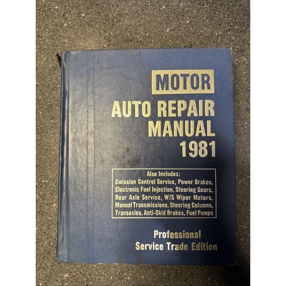 Other - Motor Auto Repair Manual 1981 Motor